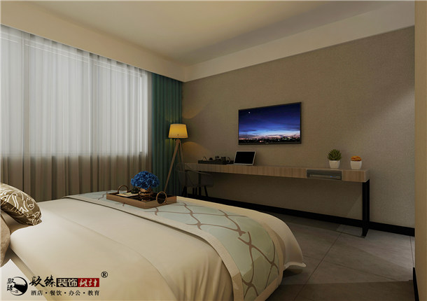 永宁白云酒店装修设计|在有限的空间中创造出完美的功能，高雅、典雅的风格，极富个性和舒适的环境。