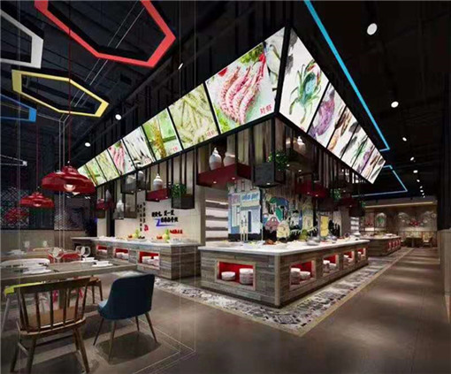 永宁九月椒火锅店设计|营造的气氛提升了客户用餐体验