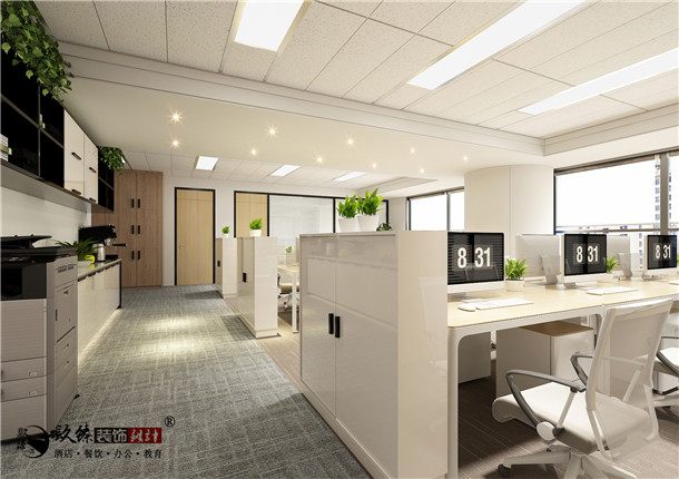 永宁蒲惠办公室设计|构建一个心阅自然的室内形态空间