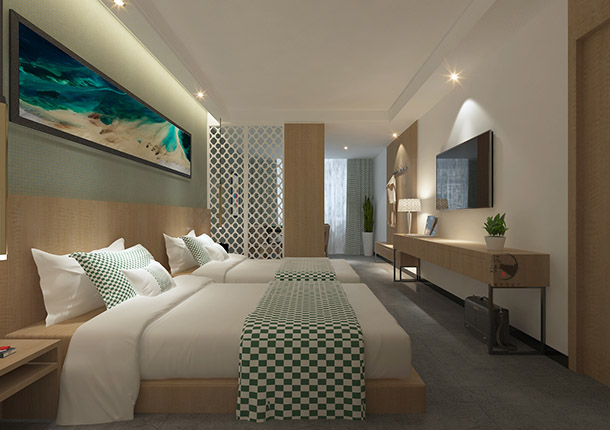 永宁希顿酒店设计|让客房具有延伸性同时带来的空间的流动性